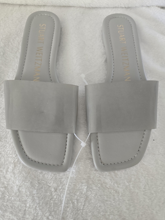 Stuart Weitzman Shoes - Stuart Weitzman Gray Slide Sandals Size 6 No Box